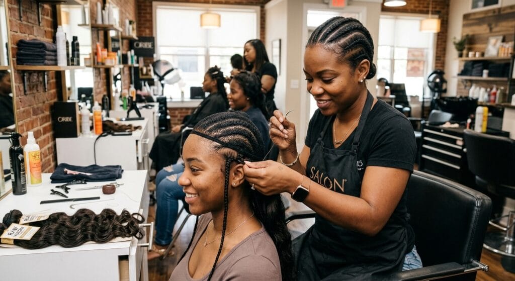 Hairstyles for weave extensions