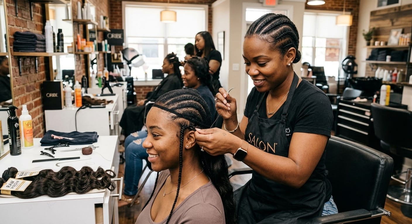 Hairstyles for weave extensions
